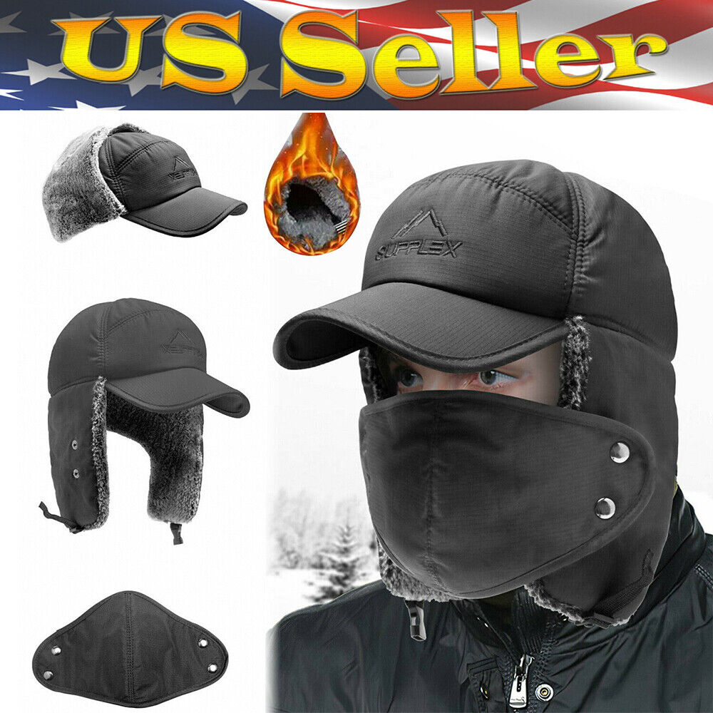 Removable Face Mask Latest item Winter Warm Trapp Hat Trooper Bomber New product type Aviator