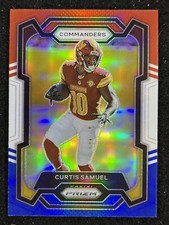 2023 PANINI PRIZM- RED WHITE & BLUE- CURTIS SAMUEL #294 COMMANDERS
