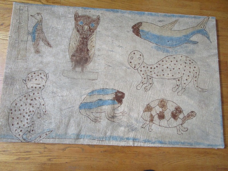 Colombian Tukana bark cloth