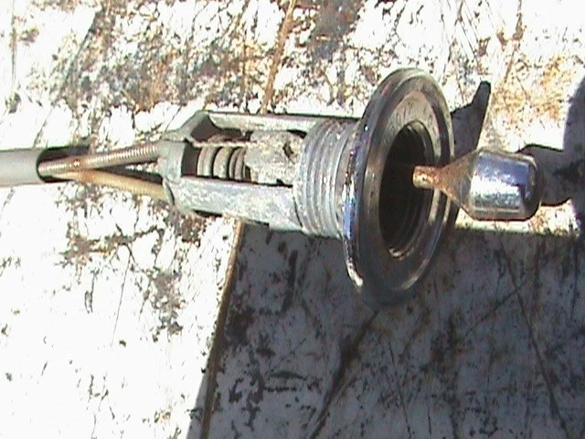 1967-72 Plymouth Mopar DODGE CUDA GTX FURY ЗАРЯДНОЕ УСТРОЙСТВО LH ДИСТАНЦИОННОЕ ЗЕРКАЛО ЗАДНЕГО ВИДА - Изображение 4 из 4