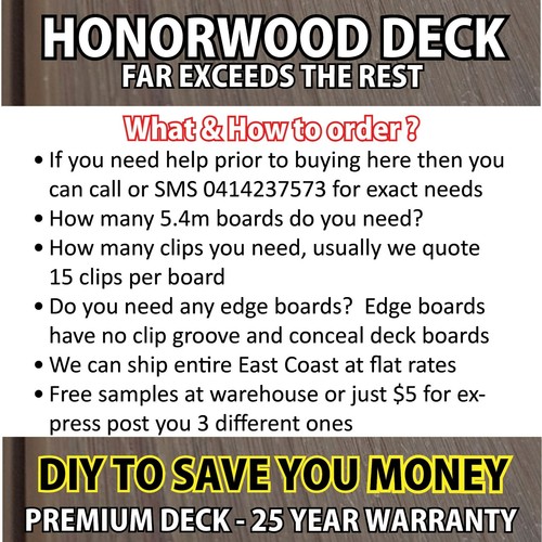 Timber-Look patio deck in Stock! Price per LM OVER 2500 boards **Composite - Picture 8 of 24