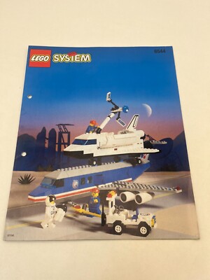 LEGO   Bauanleitung System 6544 Shuttle Transcon 2 Space Shuttle gelocht 100