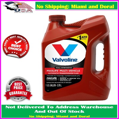 Valvoline MaxLife Multi-Vehicle Full Synthetic Automatic Transmission Fluid 1 GA