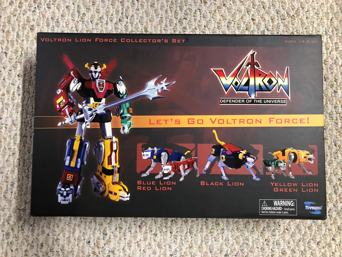 Voltron 5 Lions Lion Force Collector’s Set Let’s Go Voltron Force Toynami  MIB