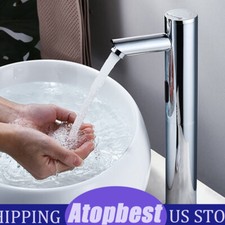 Bathroom Hands Free Sink Faucet Touchless Auto Sensor Basin Faucet Water Tap