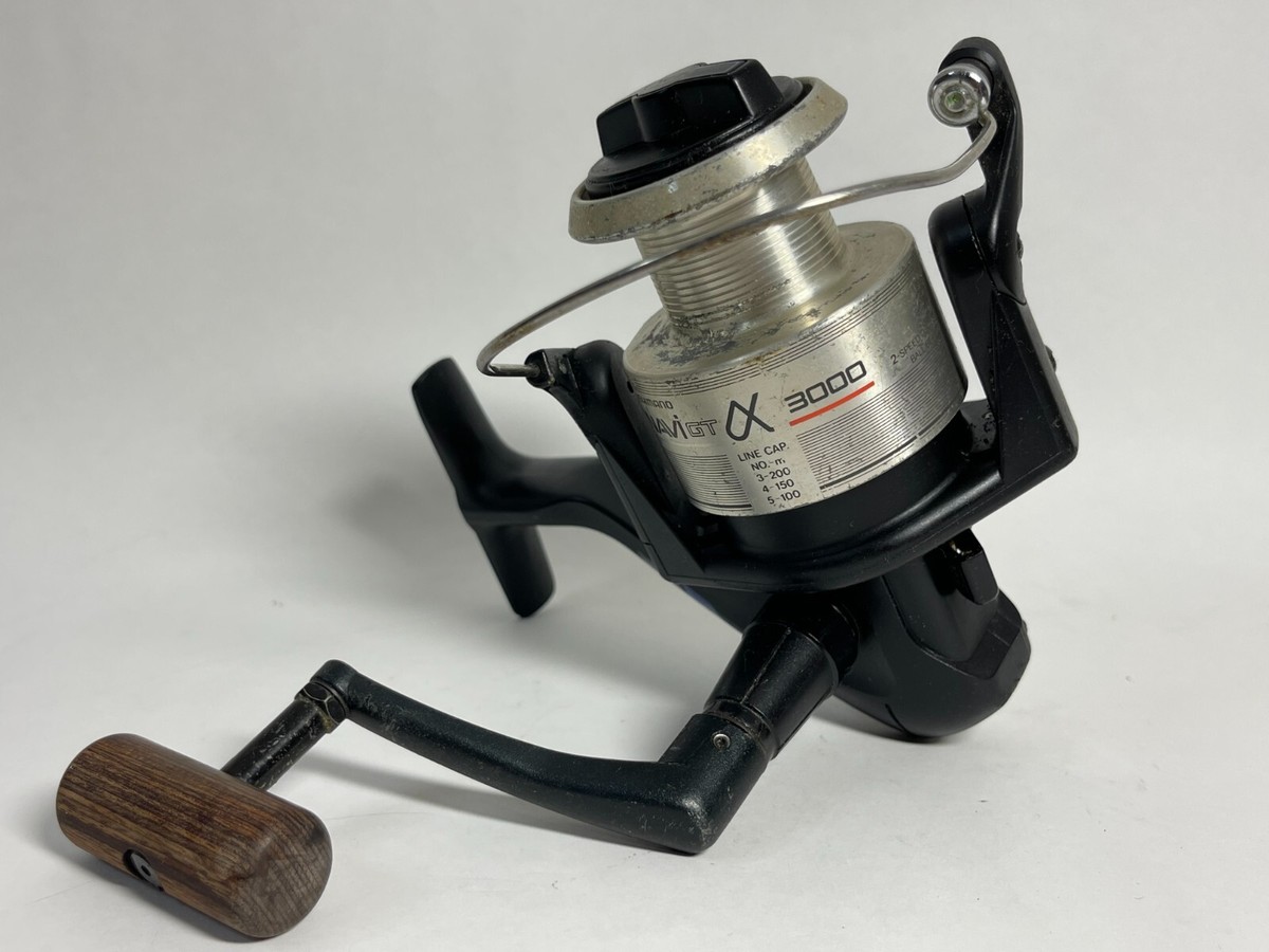 SHIMANO NAVI GT α 3000 Vintage Spinning Reel for parts