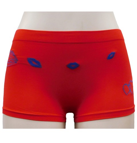 6PK WOMEN PANTIES BOYSHORTS SEAMLESS BOXER BRIEFS FREE SIZE SEXY DESIGNS - Picture 26 of 34