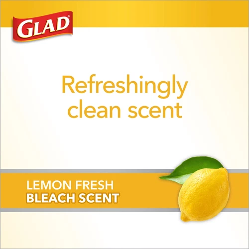 2 PACK Glad Drawstring Medium Scented Trash Bags With Clorox, 8 Gallon, 80 Bags - Picture 3 of 6