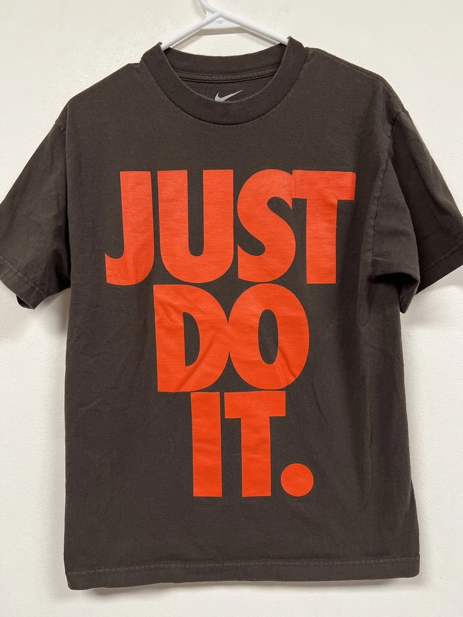 Nike just do it shirt black and orange sales