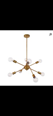 wayfair - Celia Sputnik Kronleuchter mit 8 Lichtern (Messing)
