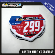 BMX Race Pate Mini 3D modellato gancio e anello adatto