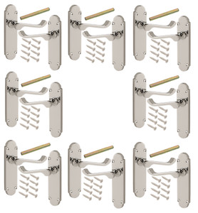 Blenheim Internal Polished Chrome Door Handle 168 X 40 Mm Epsom Style - 1 Set
