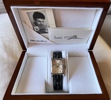 Uri Geller Black Rock Crystal Watch BNIB