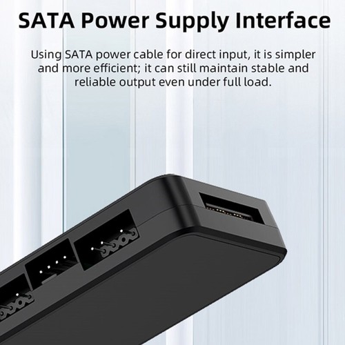 Multiple Fan Management Hub 10 Port ARGB PWM for Desktops with Remote Controls - Afbeelding 6 van 10