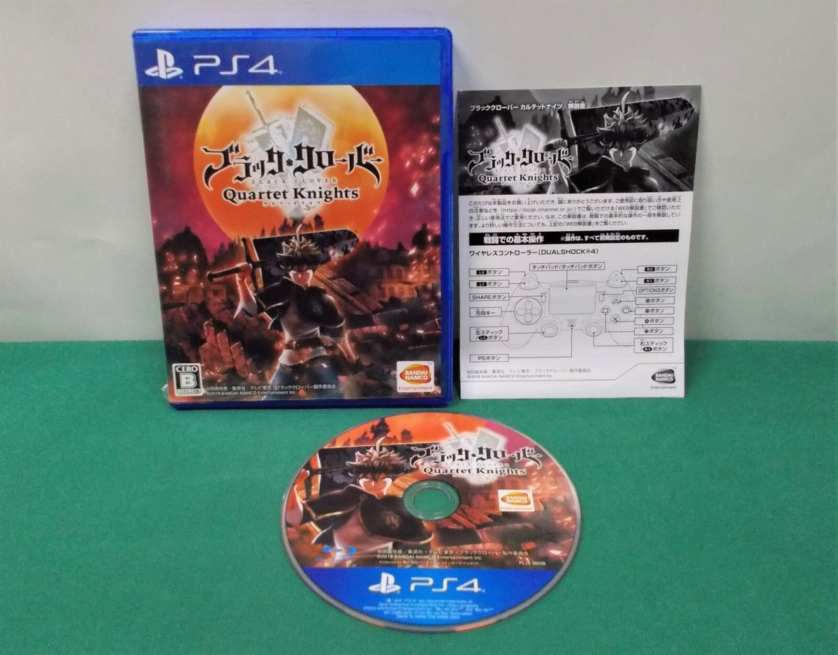 PlayStation4 -- Black Clover: Quartet Knights -- PS4. Japan