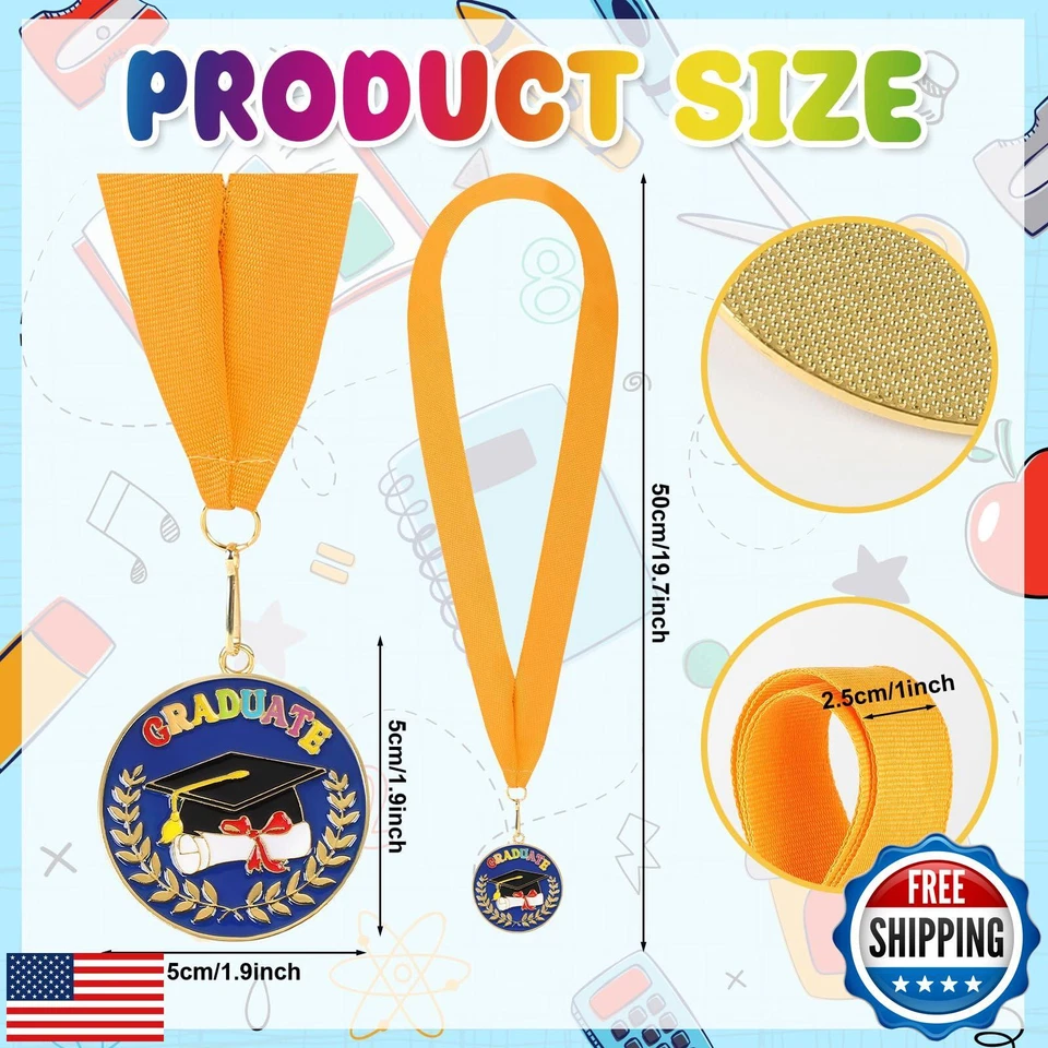 Medalla de graduación de jardín de infantes para niños preescolar preescolar premio de graduación medalla Foto 2 de 4