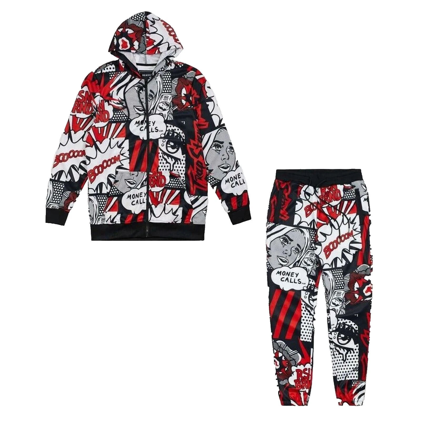 Regular Size Striped Tracksuits & Sets for Men