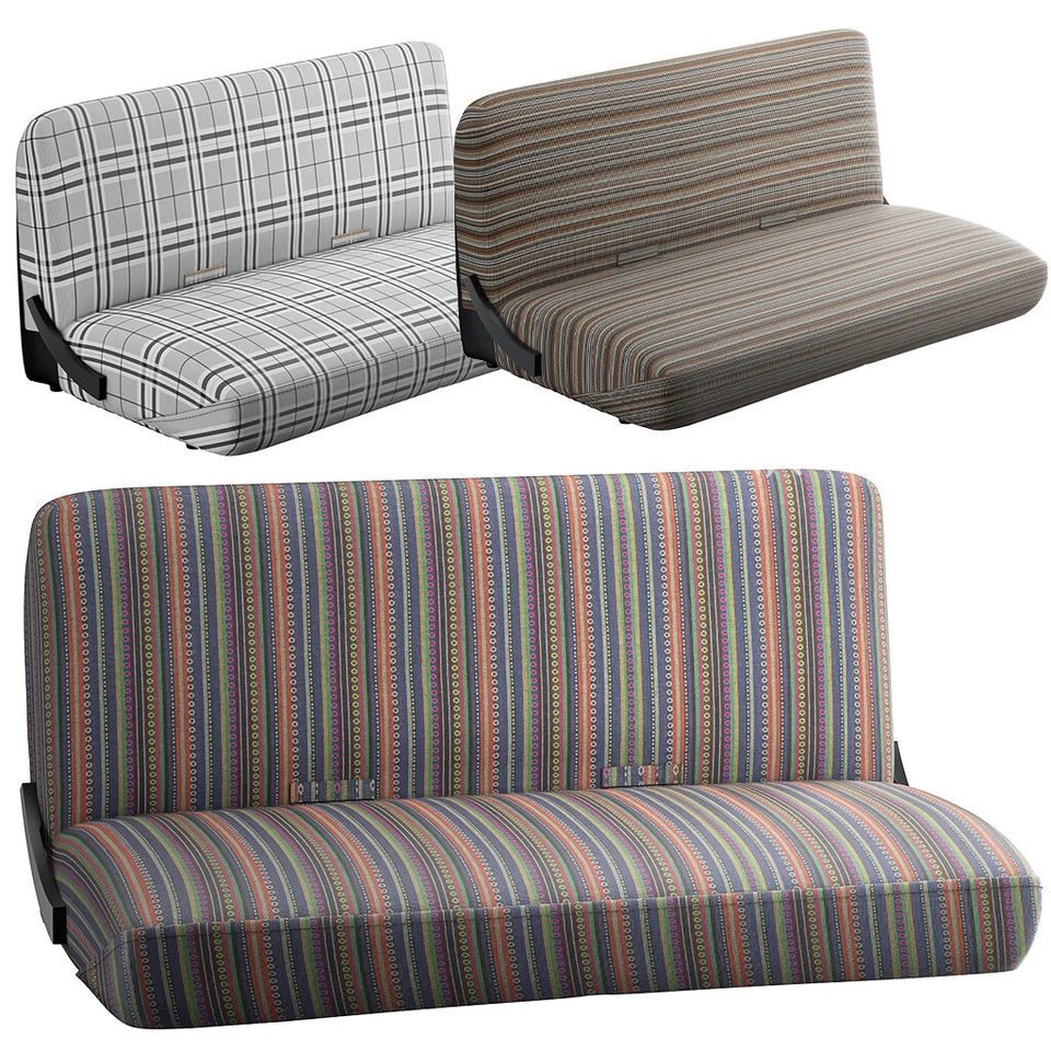 Cubierta de asiento de banco antideslizante para Dodge D150 D250 W150 W250 tamaño completo Foto 2 de 4