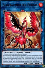 YuGiOh Albtraumritter Phönix (V.1) GEIM-DE051 Rare Played 1st