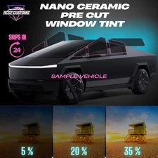 Ceramic PreCut Window Film for TESLA Cybertruck 2023-2025 Full Kit  5%,20%,35%