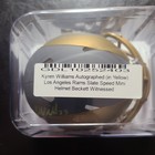 Kyren Williams Los Angeles Rams Autographed/signed  Mini Helmet  — photo 2