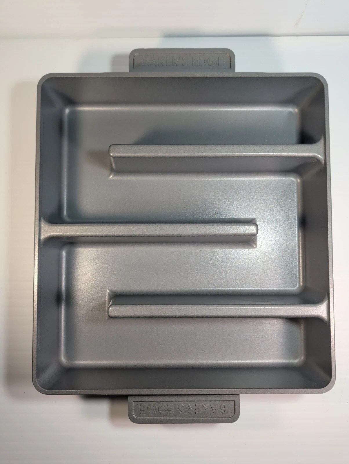 XL Baker's Edge Brownie Pan Edge Lovers 11x12 Cast Aluminum Non-Stick Pan USA