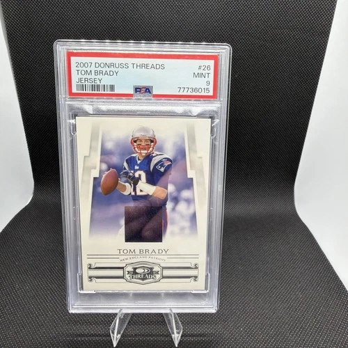 Tom Brady 2007 Donruss Playoff Threads Jersey Patch 134/250