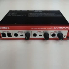 YAMAHA UW500, Red USB Audio / MIDI Personal Studio Interface, 2-Channel, Vintage