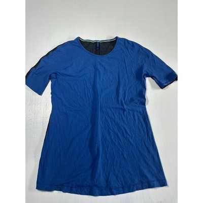 Lululemon Men's Blue Performance Athletic Tee Short Sleeve Activewear O/S
