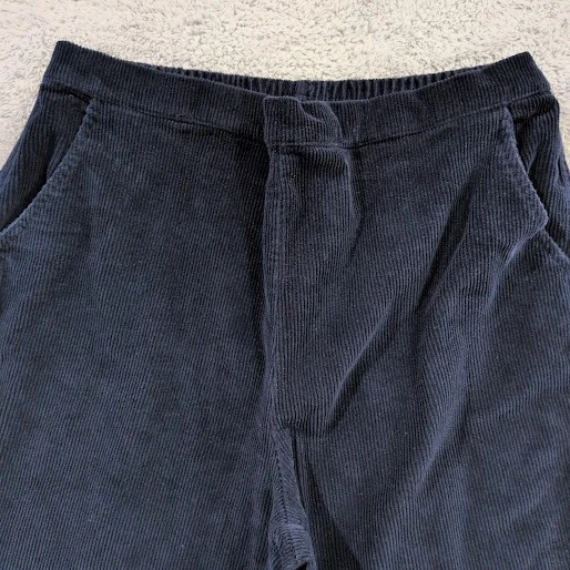 Pantalones de Pana D&Co Denim Company XL Azul Marino Cintura Elástica Pull On Comodidad Foto 2 de 4