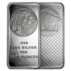 Ebay Live 34.25 - 10 oz Silver Silvertowne Mint Buffalo Design Bar - Sealed