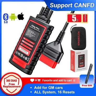 System ECU Coding Bi-directional 16 Reset OBD2 Scanner Car Diagnostic Tools Lot