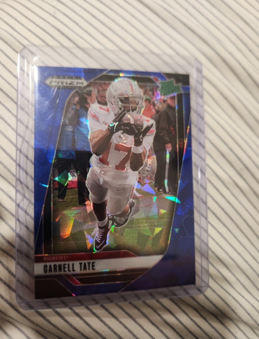 2025 Panini Prizm Draft Picks - Carnell Tate #68 Blue Ice Prizm /149 (RC)
