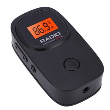Portable FM Pocket Radio With Clip Digital Tuning LCD Display 3.5mm Earphone