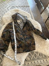 Gymboree Flight School Camouflage Hooded Jacket Puffer Coat Boys S 5-6