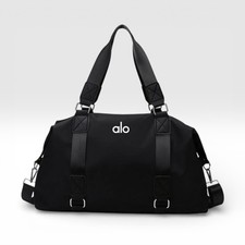 Alo Yoga LTD Edition Duffel Bag BLACK Carry-On Travel OS Rare Discontinued NWT