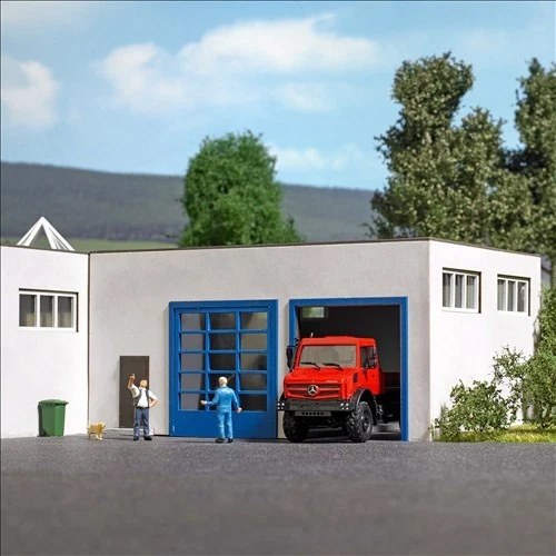 Busch H0 1967 Kleine Fahrzeughalle