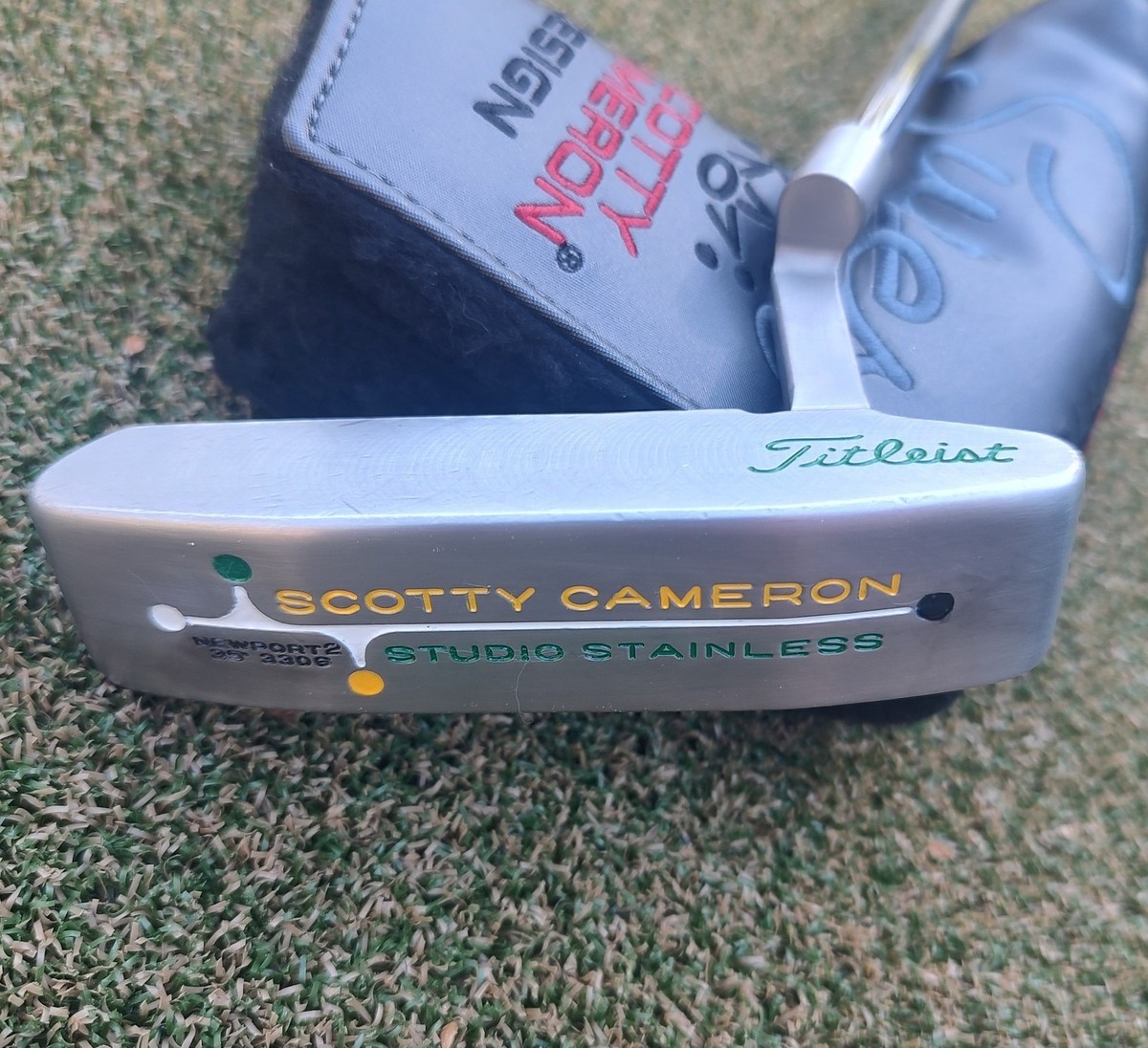 Scotty Cameron Putter Newport Two RH 35" &ndash; Acciaio Inox &ndash; Titliest Studio &ndash; Usato Giappone