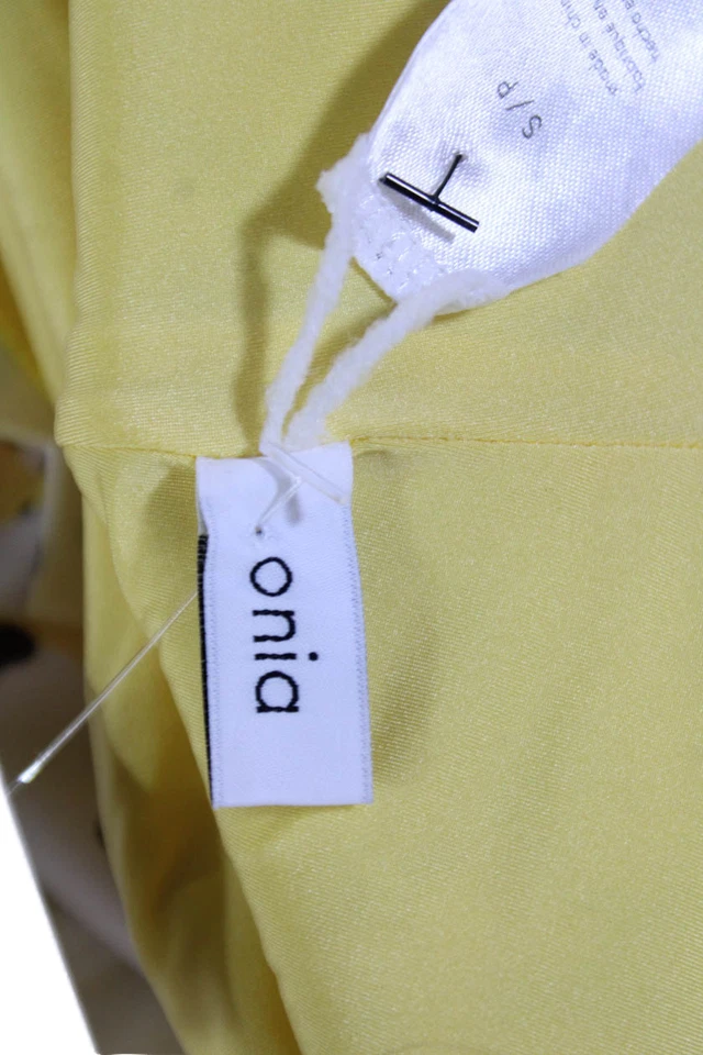 Traje de baño de una pieza con estampado animal asimétrico de un hombro ONIA para mujer talla S Foto 4 de 4