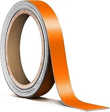 Orange Matte Metallic Air-Release Adhesive Vinyl Pinstripe Tap Size:    x 20ft