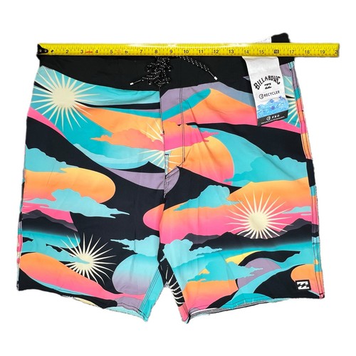 Billabong Board Shorts Men’s Size 32 Sunday Pro Trunks Swim Surf Stretch PLBO - Picture 7 of 9