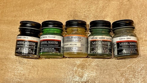 Testors Model Master Enamel Paint - New, Lot of 5 Colors - Rare Colors