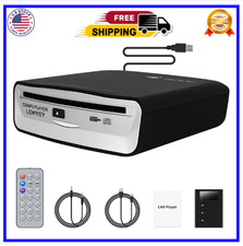 External Universal CD Player for Car - Lehwey Portable Car CD Players with AUX