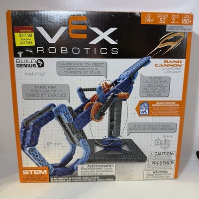VEX Robotics Band Cannon Launcher Build Genius Set 180+ Pieces