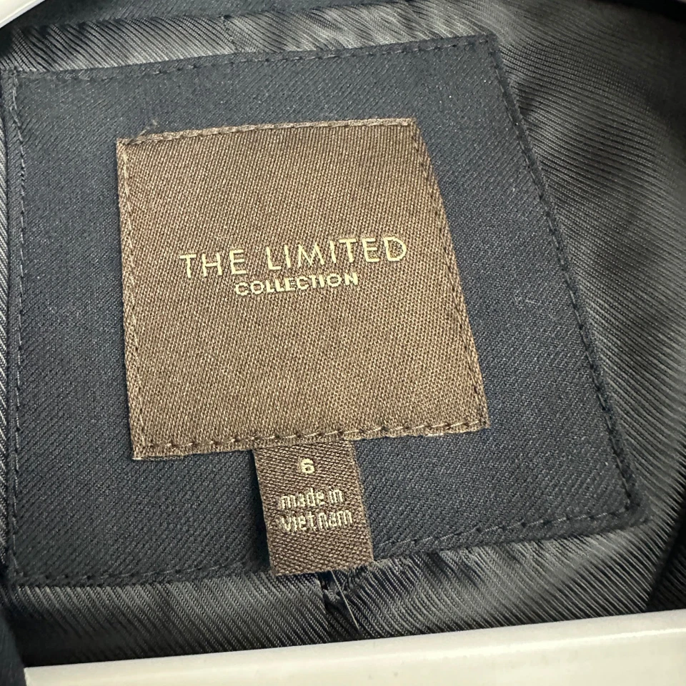 Blazer The Limited Collection Mujer Azul Marino Talla 6 Minimalista Cápsula Entrevista Foto 3 de 4