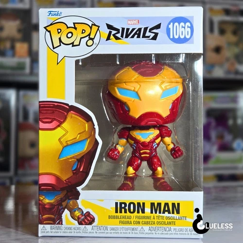 Funko Pop! Marvel Rivals - Iron Man #1066 And Pop Protector