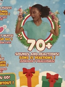 Fingerlings Baby Monkey Snowbelle Unicorn Sounds Removable Santa Hat NIP