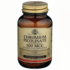 Solgar Chromium Picolinate 500 mcg 60 Veg Caps