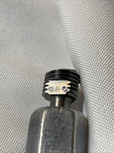 1/4" - 18 NPT L1 PIPE THREAD PLUG GAGE W HANDLE - Alameda GAGE (RG21) - Picture 4 of 8
