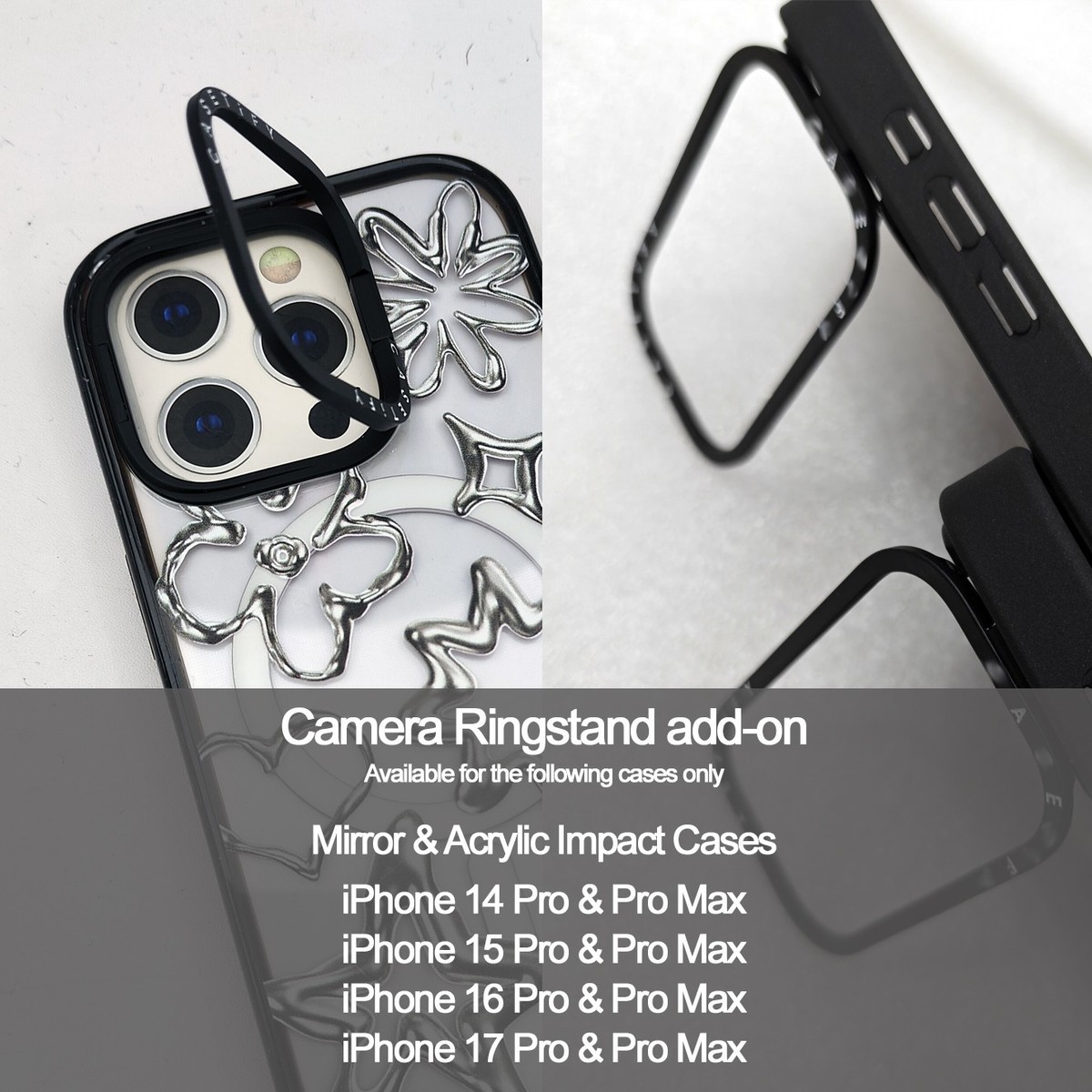 Murakami Casetify Mirror Case for iPhone 13-17 optional MagSafe